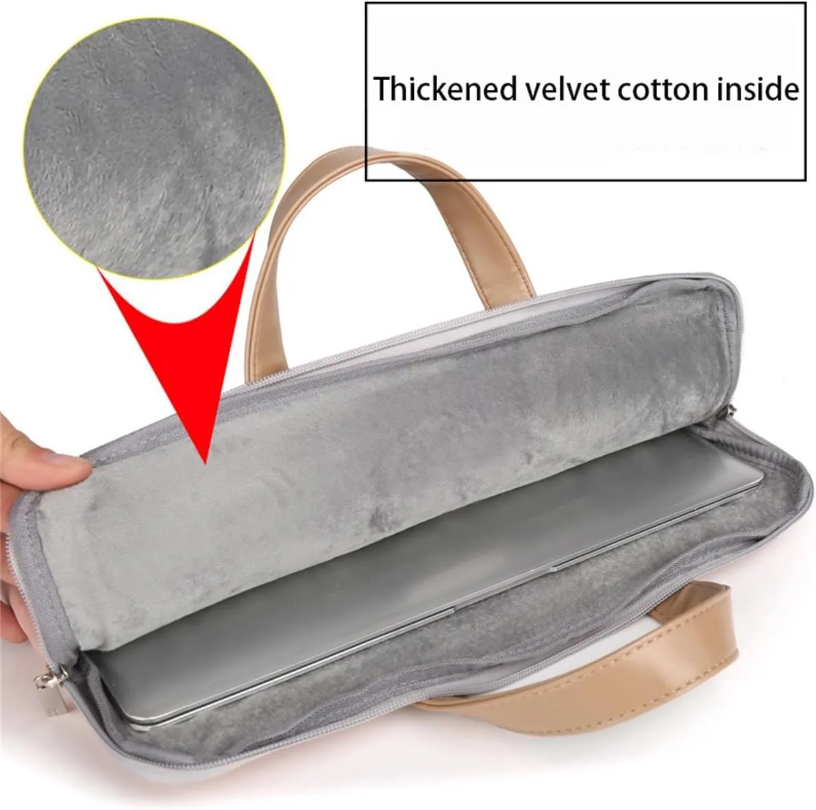 14 15 17 Inch Laptop Carrying Sleeve Case, for Men & Women, Waterproof Leather Laptop & Netbook Computer Briefcases