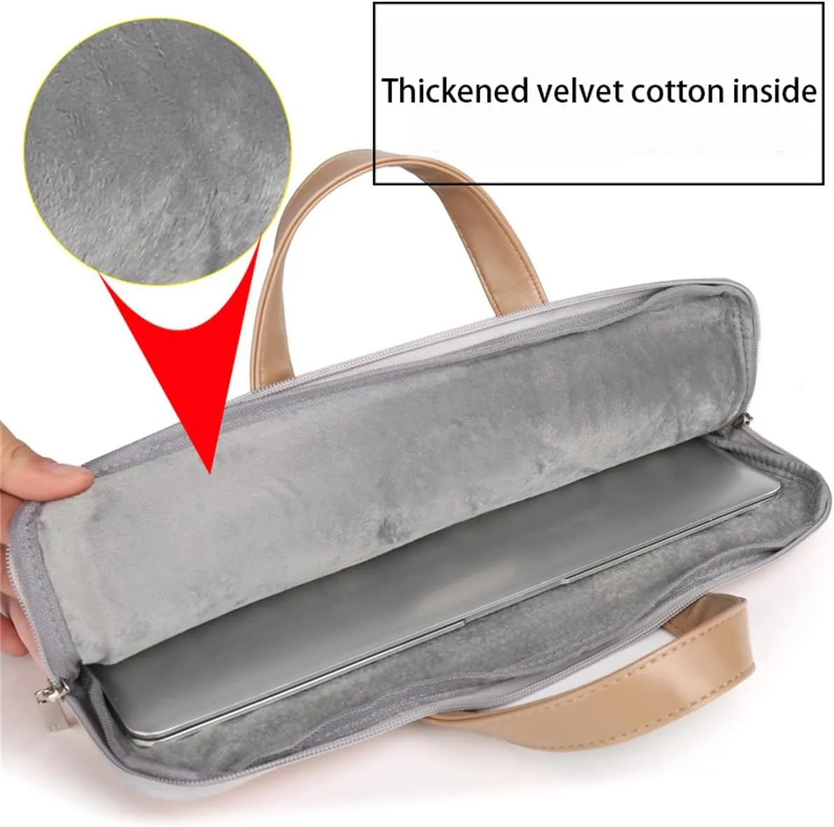 14 15 17 Inch Laptop Carrying Sleeve Case, for Men & Women, Waterproof Leather Laptop & Netbook Computer Briefcases