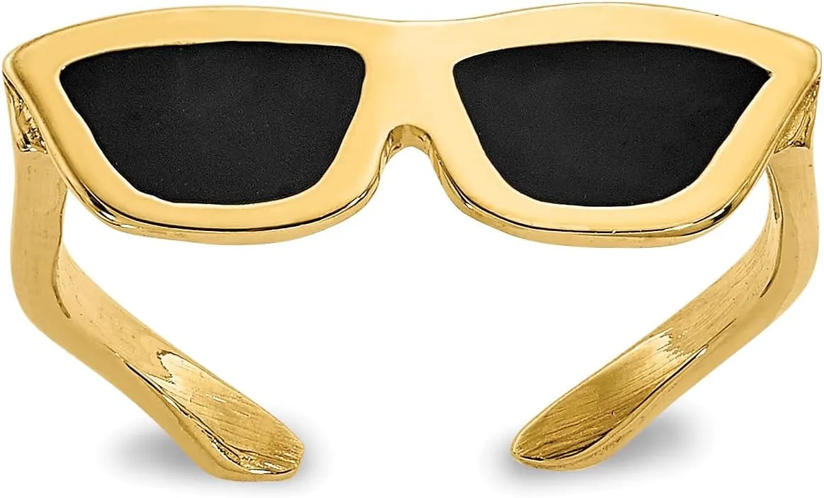14k Enameled Sunglasses Toe Ring