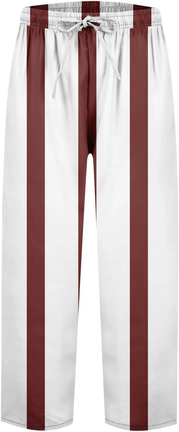 ADHOWBEW Plus Size Capri Pants for Women Dressy Flowy High Waist Casual Cotton Lounge Trendy Summer Bottoms with Pockets