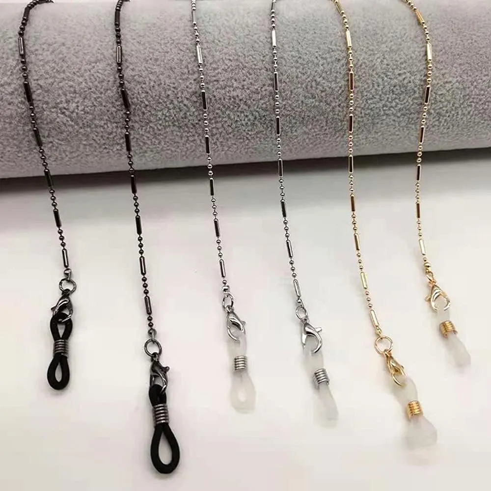 Asphire Gothic Beaded Bar Eyeglass Chain Necklace Punk Sunglasses Holder Cords