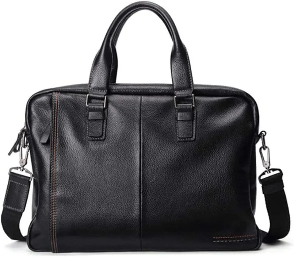 Beautifully Mens New Leather Briefcase Messenger Bag Laptop Bag