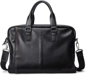 Beautifully Mens New Leather Briefcase Messenger Bag Laptop Bag