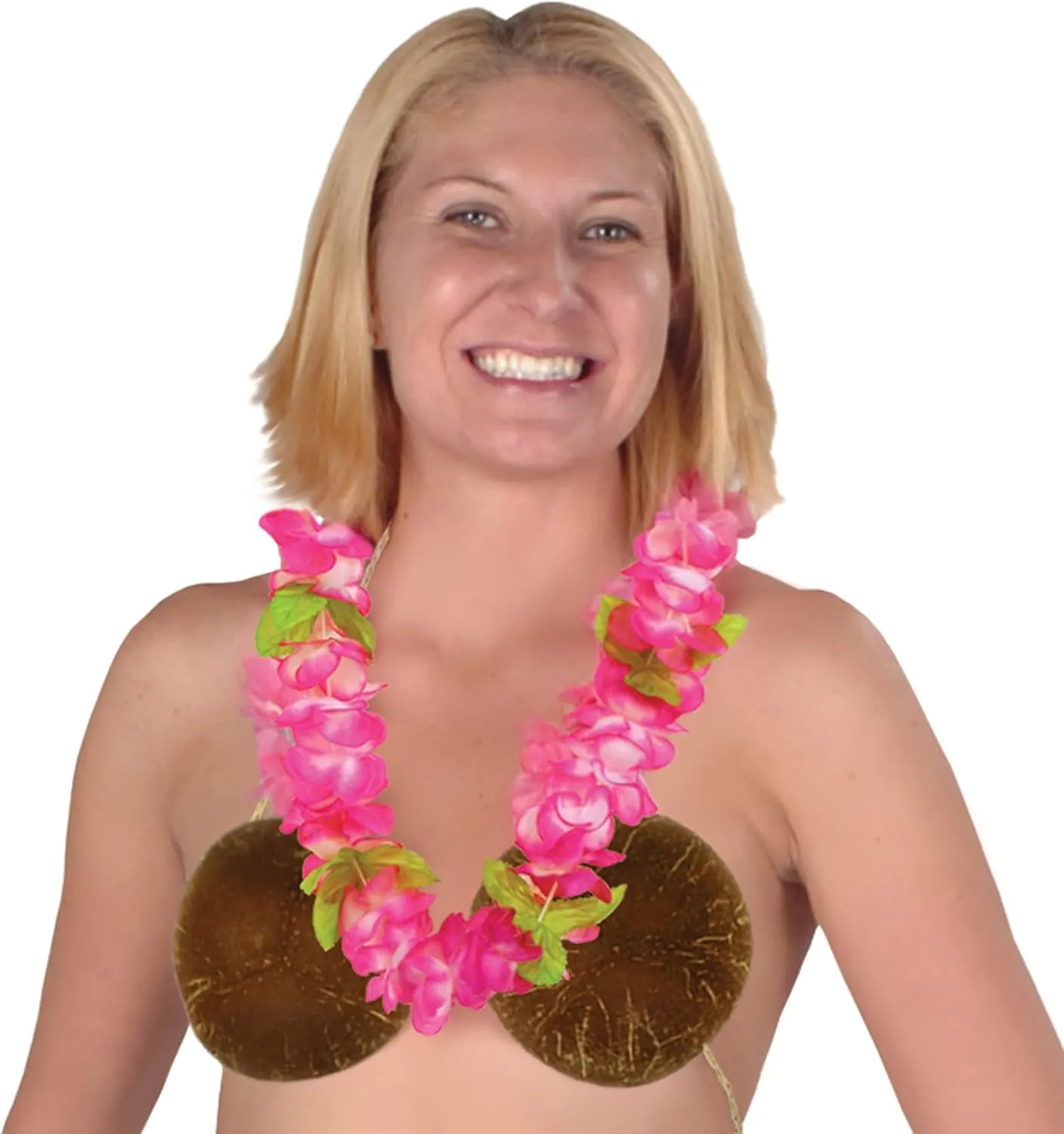 Beistle Novelty Coconut Bikini Top