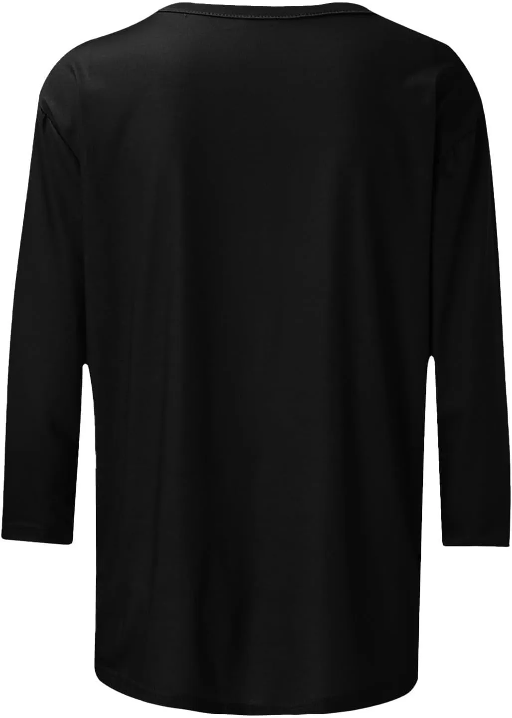Binmer God Only Lets Things Grow Until They're Perfect Shirts for Womens 3/4 Length Sleeve Tunic Blouse Funny Sayings Tops