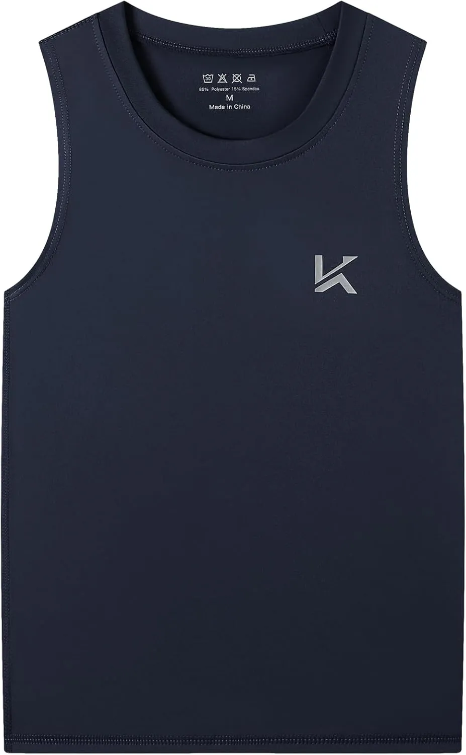 Boys Tank Top Athletic Compression Sleeveless Shirt Quick Dry Basketball Football Undershirt Base Layer
