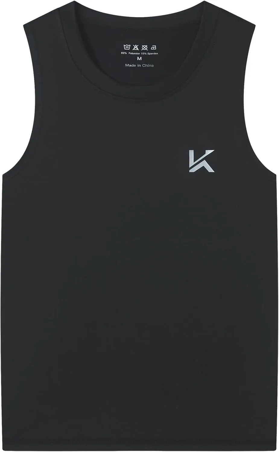 Boys Tank Top Athletic Compression Sleeveless Shirt Quick Dry Basketball Football Undershirt Base Layer
