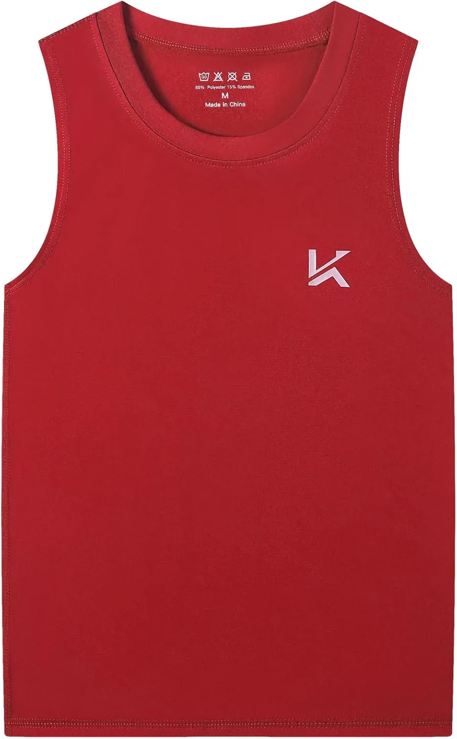 Boys Tank Top Athletic Compression Sleeveless Shirt Quick Dry Basketball Football Undershirt Base Layer