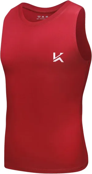 Boys Tank Top Athletic Compression Sleeveless Shirt Quick Dry Basketball Football Undershirt Base Layer