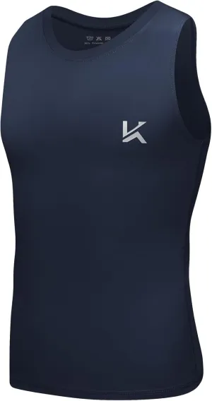 Boys Tank Top Athletic Compression Sleeveless Shirt Quick Dry Basketball Football Undershirt Base Layer