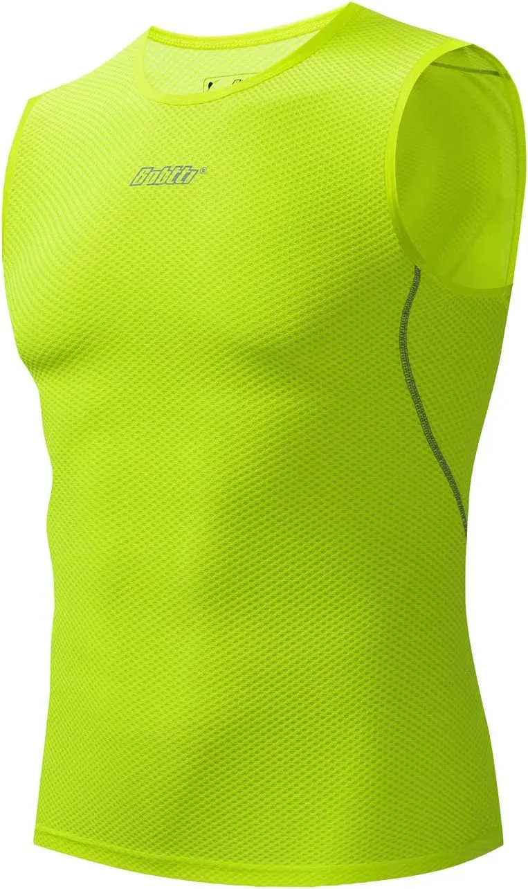 bpbtti Men's High Wicking Sleeveless Base Layer Cycling Running Underwear Quick Dry Vests Lightweight Sports Tank Tops