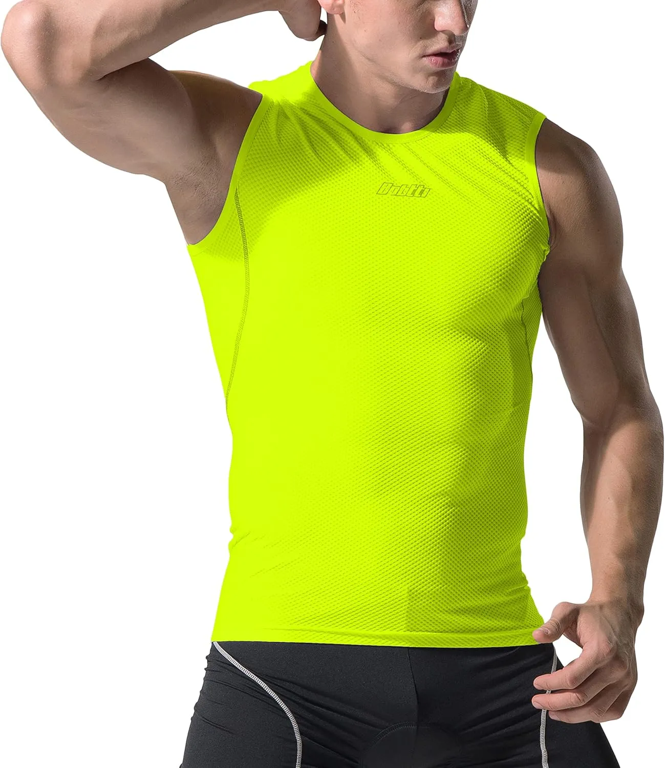 bpbtti Men's High Wicking Sleeveless Base Layer Cycling Running Underwear Quick Dry Vests Lightweight Sports Tank Tops
