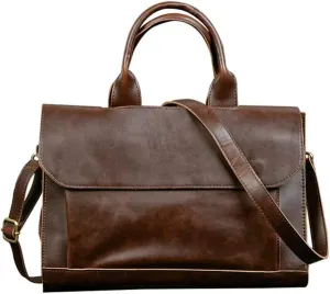 Briefcase Bag Laptop Messenger Bag Business Office Bag for Men Women, Waterproof Stylish