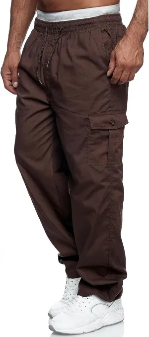 Cargo Pants for Men Big and Tall, Casual Pants Gym Workout Athletic Pants Mens Outdoors Jogger Pants Casual Athletic