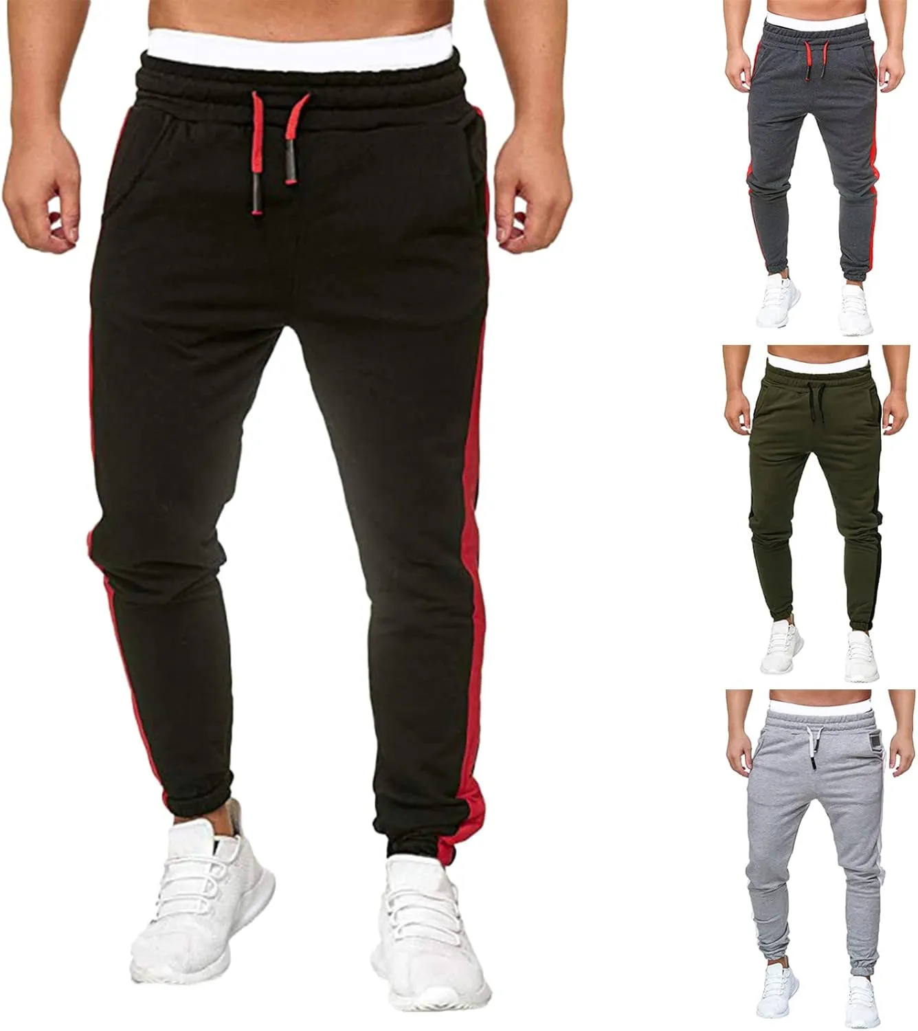 Cargo Pants for Men Relaxed Fit Casual Cargo Pant Military Pants Combat Work Pants Mens Chino Jogger Pants Sweatpants