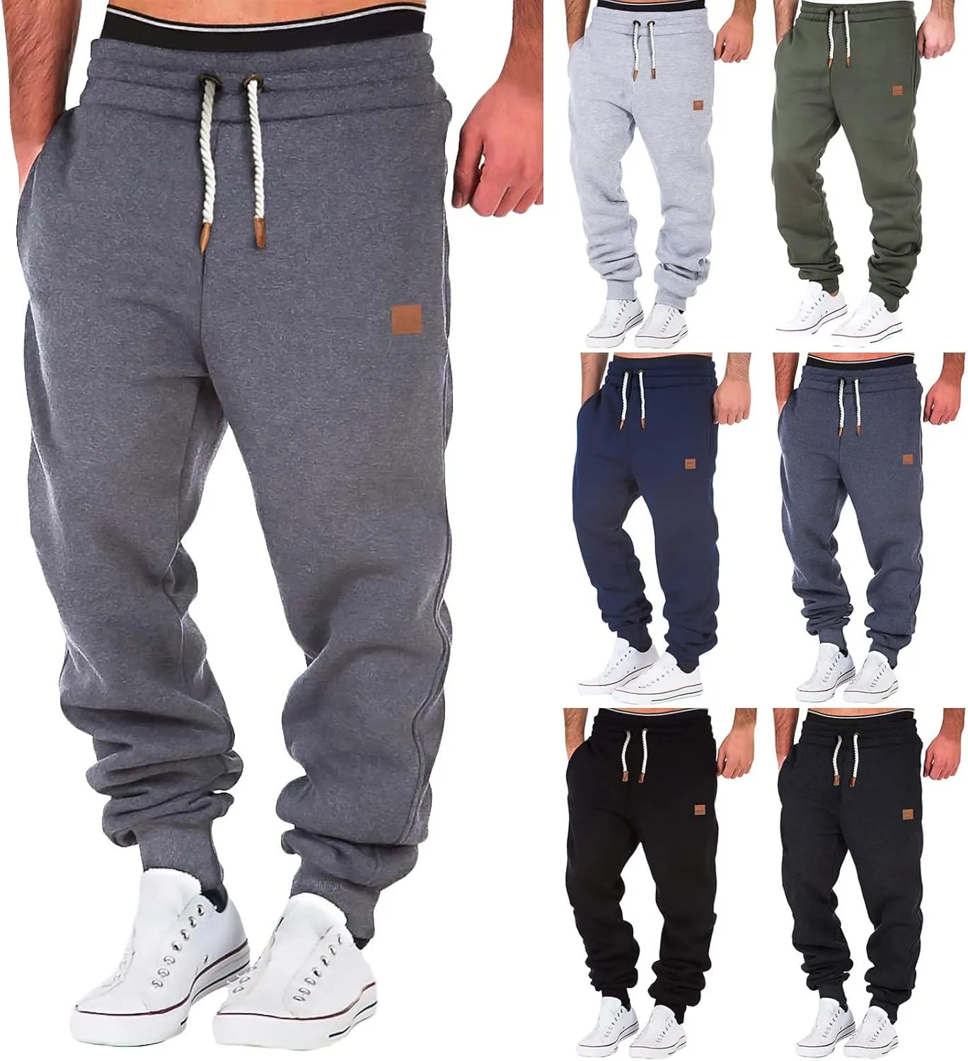 Cargo Pants for Men Relaxed Fit Mens Cargo Pants Rip-Stop Hiking Pants Sweatpants Men Men's Sweatpants Overalls Pants