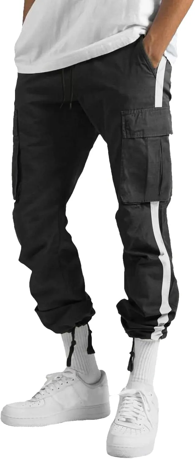 Cargo Pants for Men Work Jogger Sweatpants for Mens Pants Mens Casual Pants Mens Lounge Pants Fashion Loose Handsome