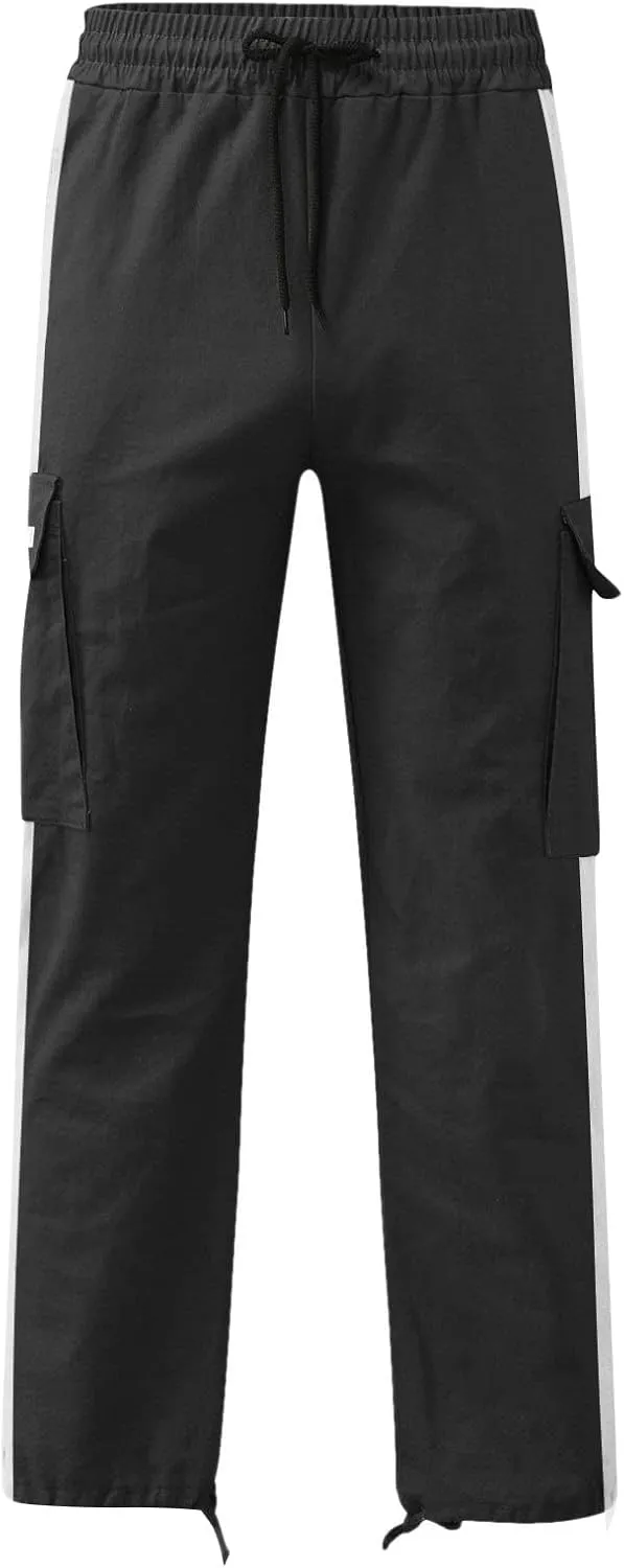 Cargo Pants for Men Work Jogger Sweatpants for Mens Pants Mens Casual Pants Mens Lounge Pants Fashion Loose Handsome