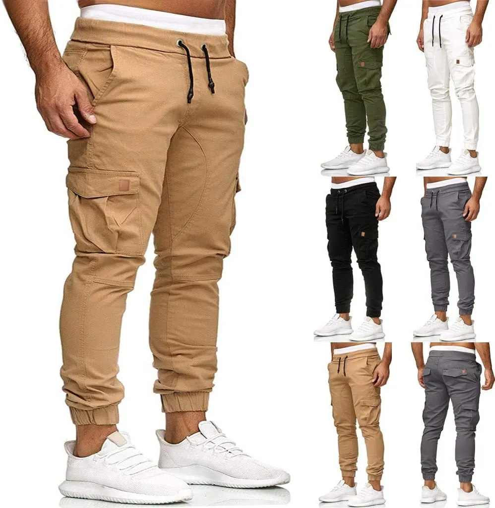 Cargo Sweatpants for Men Mens Lounge Pants Casual Athletic Pants with Pockets Cargo Pants for Men Sweat Pants Fashion