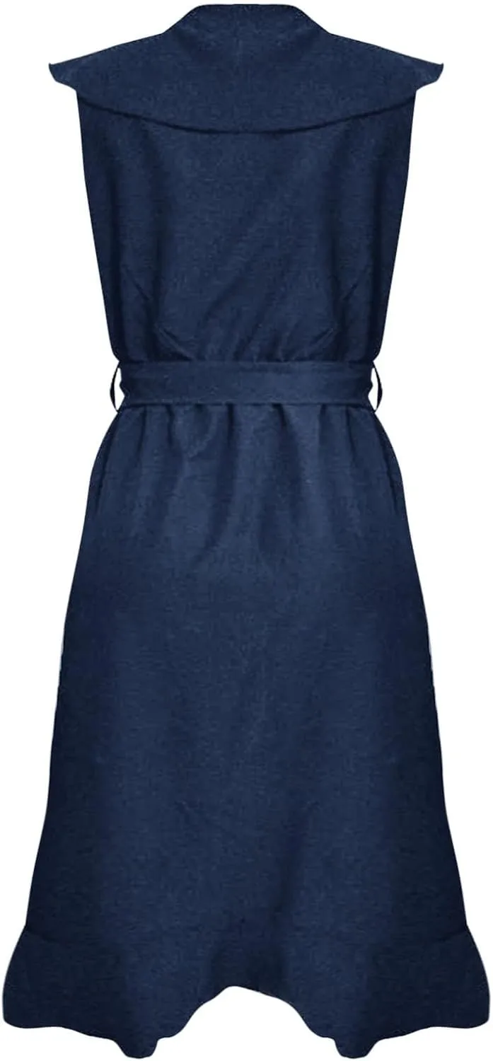 Casual Summer Dresses for Women 2025,Women's Wrap Midi Solid Color Dress Boho Deep V Neck Wedding Guest Long Dresses