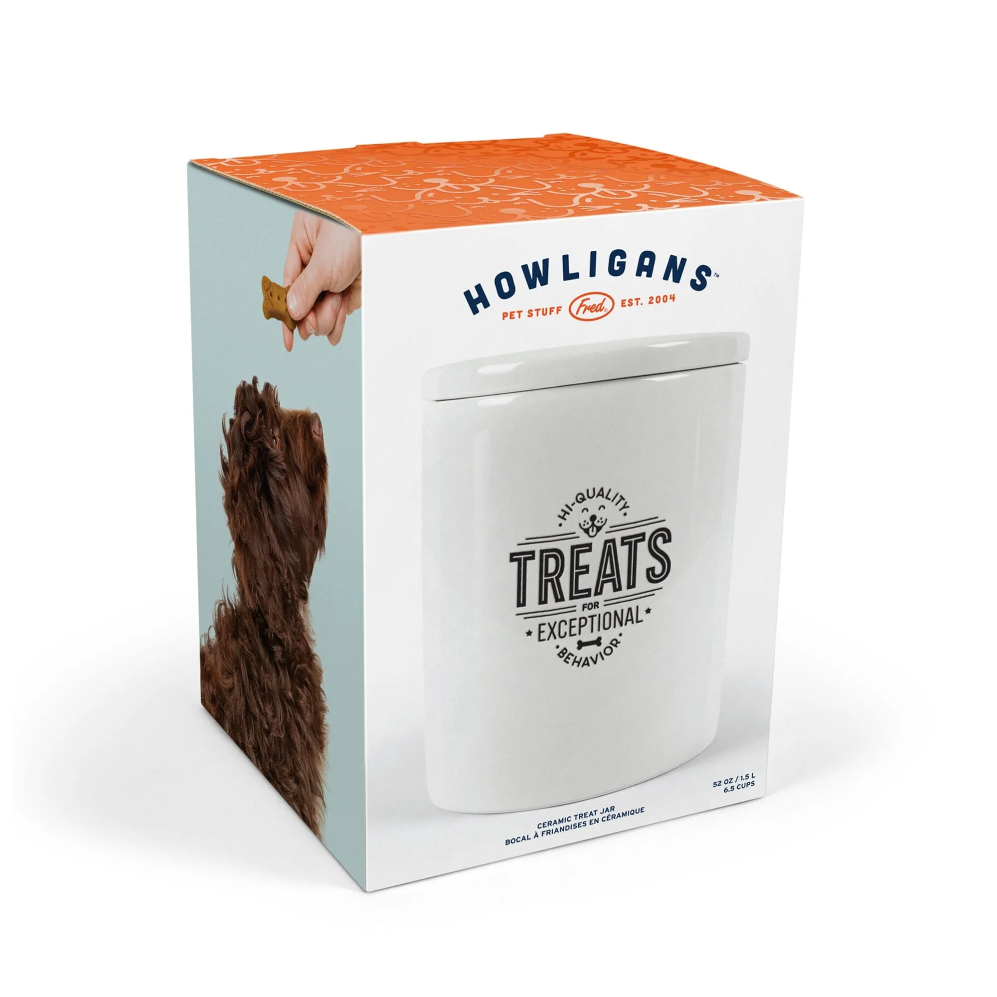 CERAMIC TREAT JAR