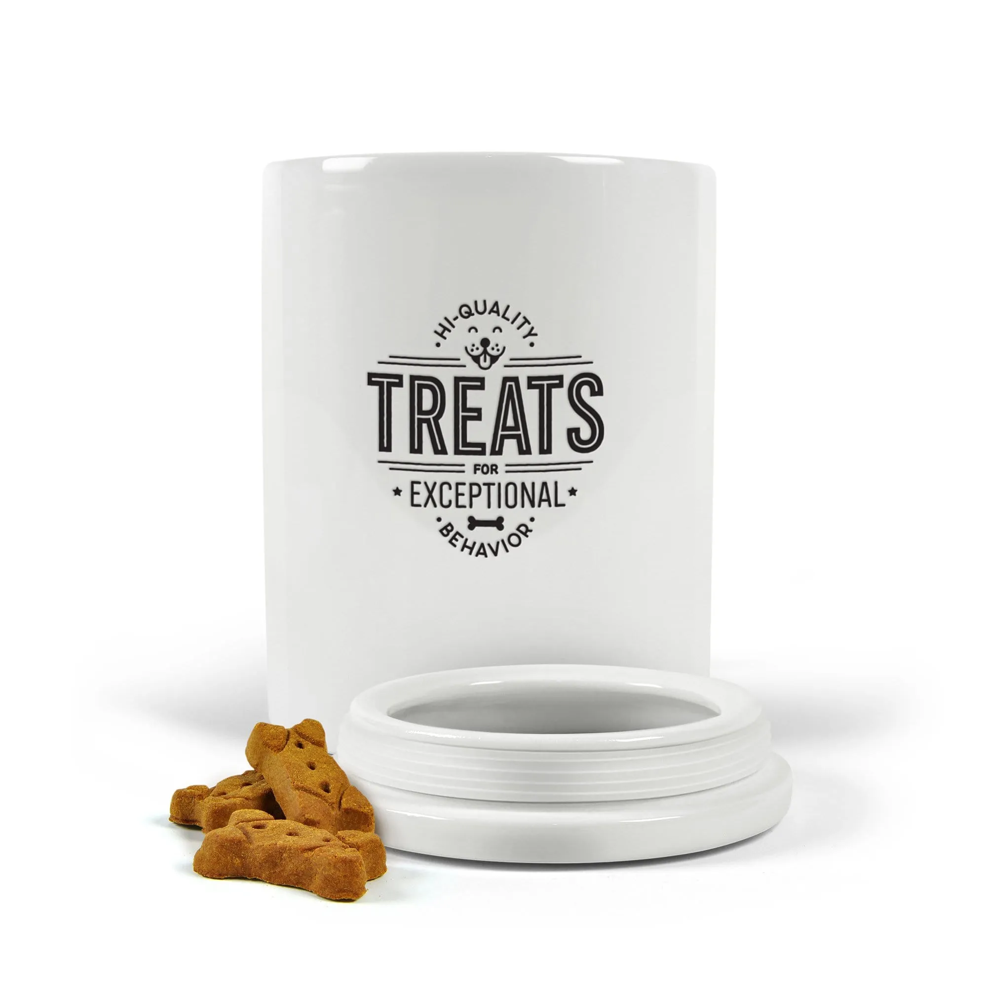 CERAMIC TREAT JAR