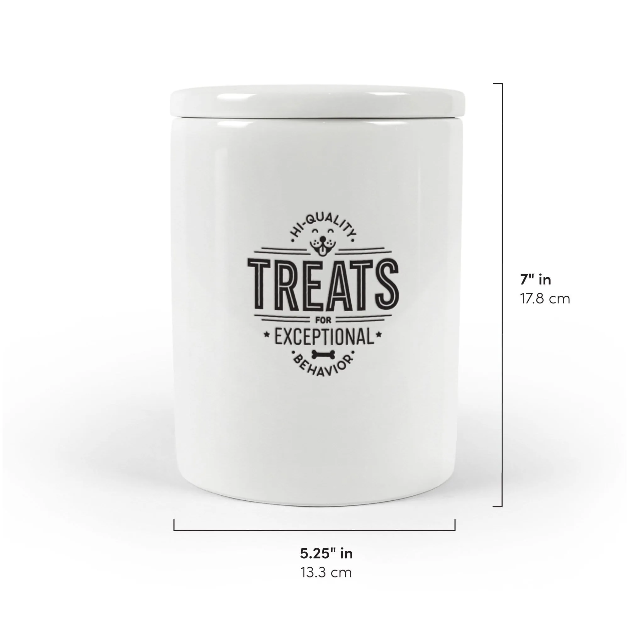CERAMIC TREAT JAR