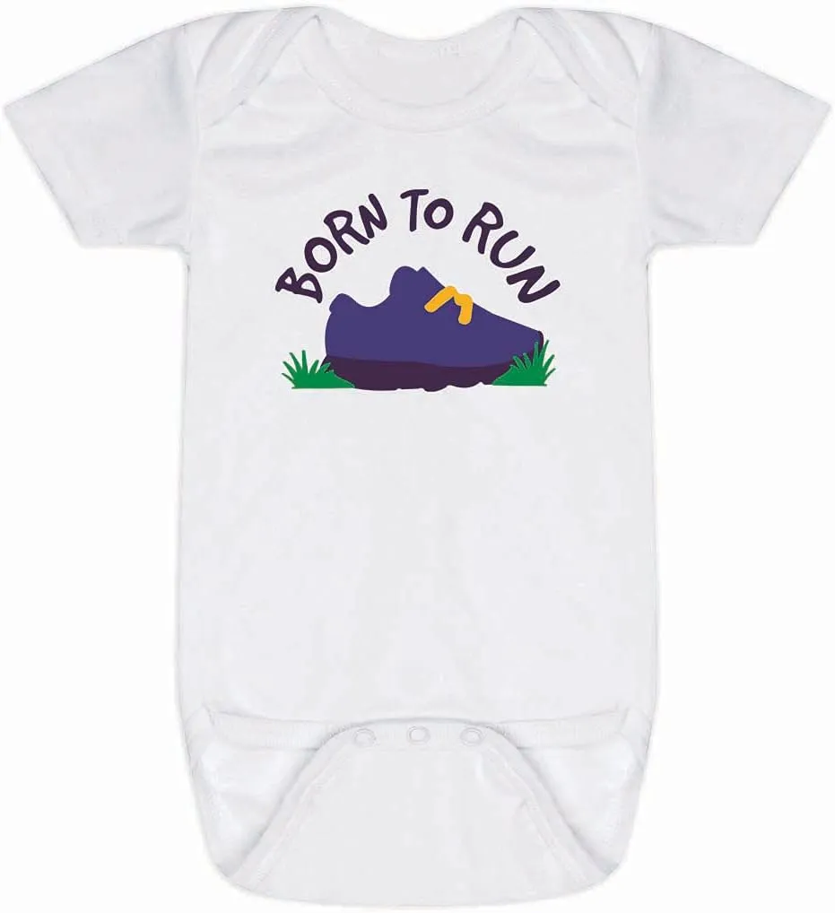 ChalkTalkSPORTS Running Baby & Infant One Piece | Running Theme Bodysuits