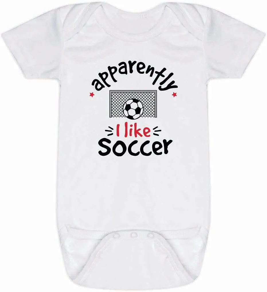 ChalkTalkSPORTS Soccer Baby & Infant One Piece | Soccer Theme Bodysuits