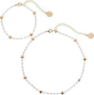 Coiris Daisy Choker Necklace Bracelet,Gold Chain Necklaces Jewelry Flower Jewelry Set for Women Girls