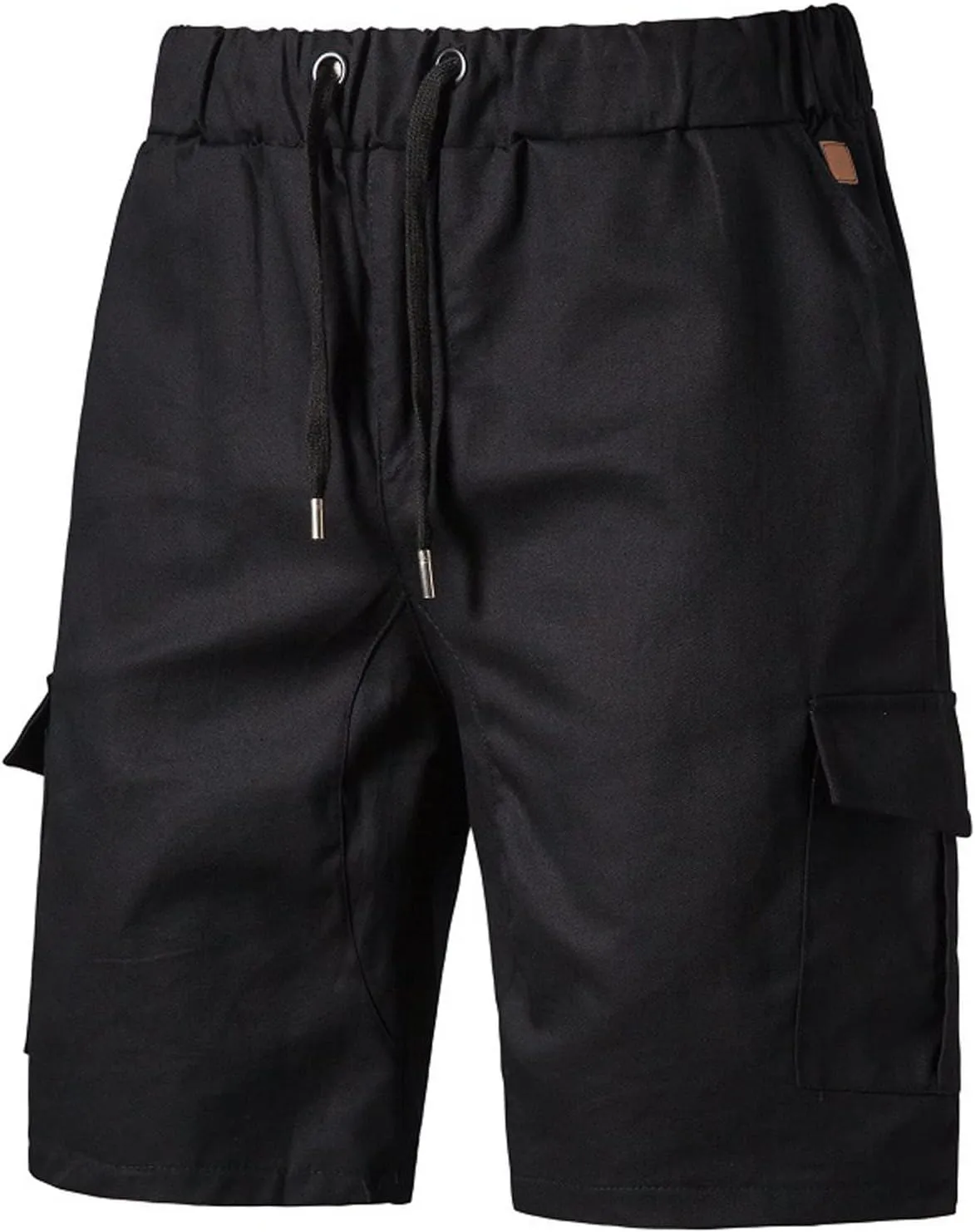 Cotton Cargo Shorts for Men Baggy Elastic Waist with Multi Pockets Shorts Summer Fashion Outdoor Classic Shorts