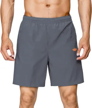 EXEKE Men's Athletic Shorts Quick Dry Running Shorts Lightweight Gym Workout Shorts with Pockets