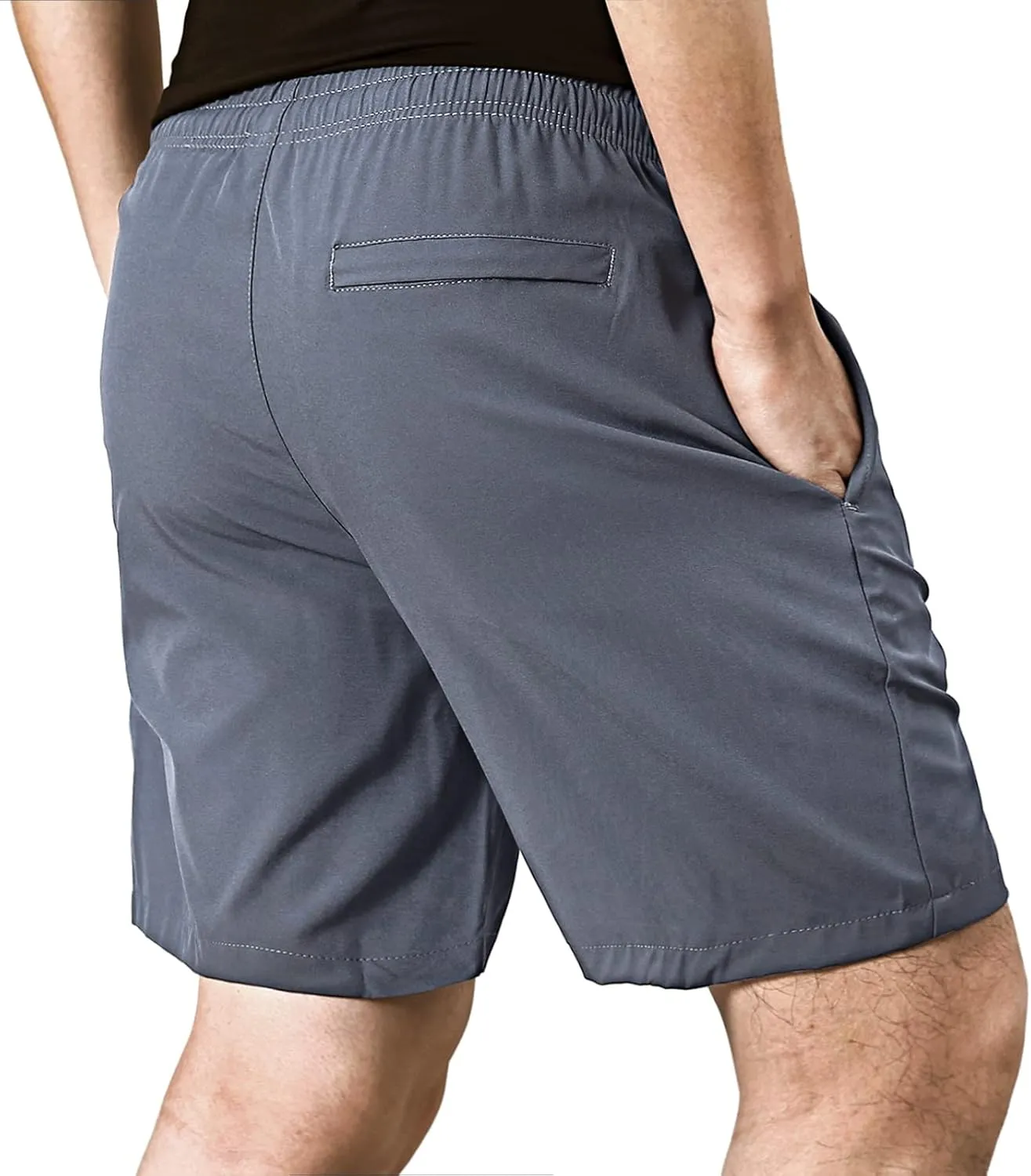 EXEKE Men's Athletic Shorts Quick Dry Running Shorts Lightweight Gym Workout Shorts with Pockets