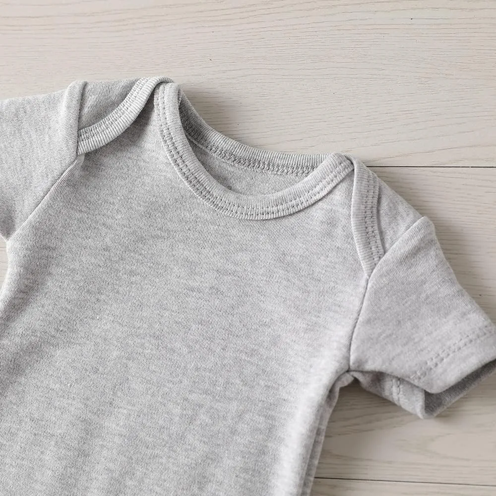 Fish With Grandpa Baby Boy Clothes Unisex Funny Baby Girl Bodysuits 0-3 months