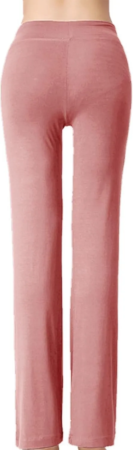 Flared Leggings for Women Drawstring High Waisted Flare Bootcut Yoga Pants Lounge Soft Wide Leg Pajama Pants