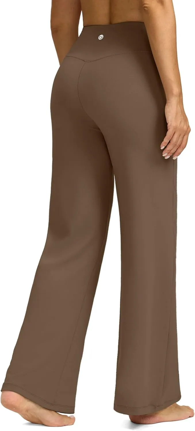 G Gradual Yoga Pants Women Wide Leg Dress Pants with Pockets High Waist Stretch Petite/Regular/Tall Casual Sweatpants Women