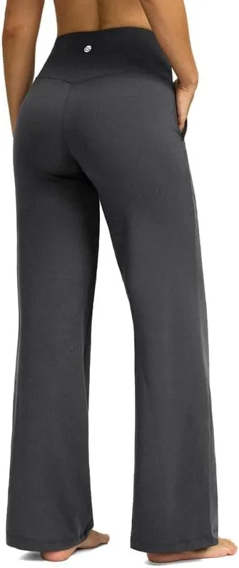 G Gradual Yoga Pants Women Wide Leg Dress Pants with Pockets High Waist Stretch Petite/Regular/Tall Casual Sweatpants Women