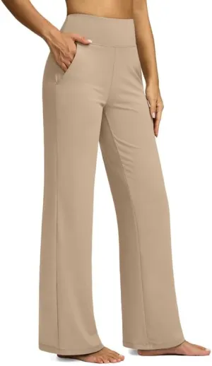 G Gradual Yoga Pants Women Wide Leg Dress Pants with Pockets High Waist Stretch Petite/Regular/Tall Casual Sweatpants Women