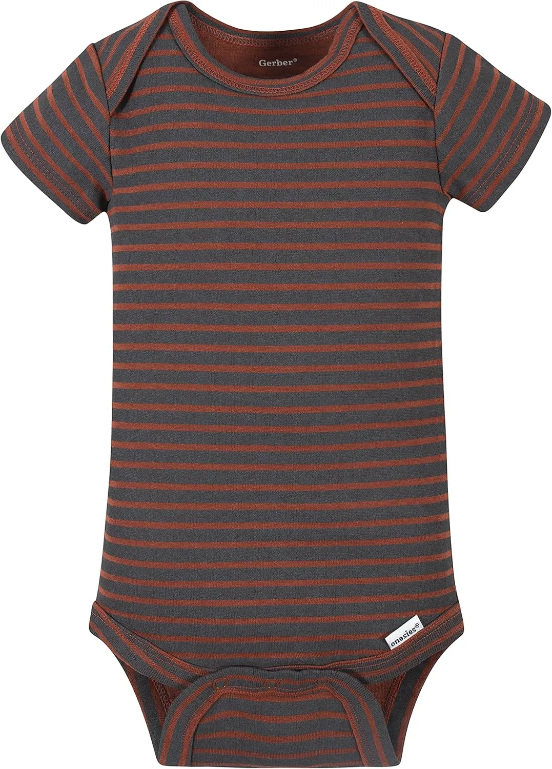 Gerber Baby Boys' 4-Pack Short Sleeve Onesies Bodysuits