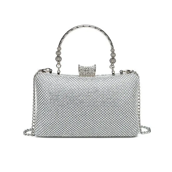 Glitter Crystal Rhinestone Hinge Handbags