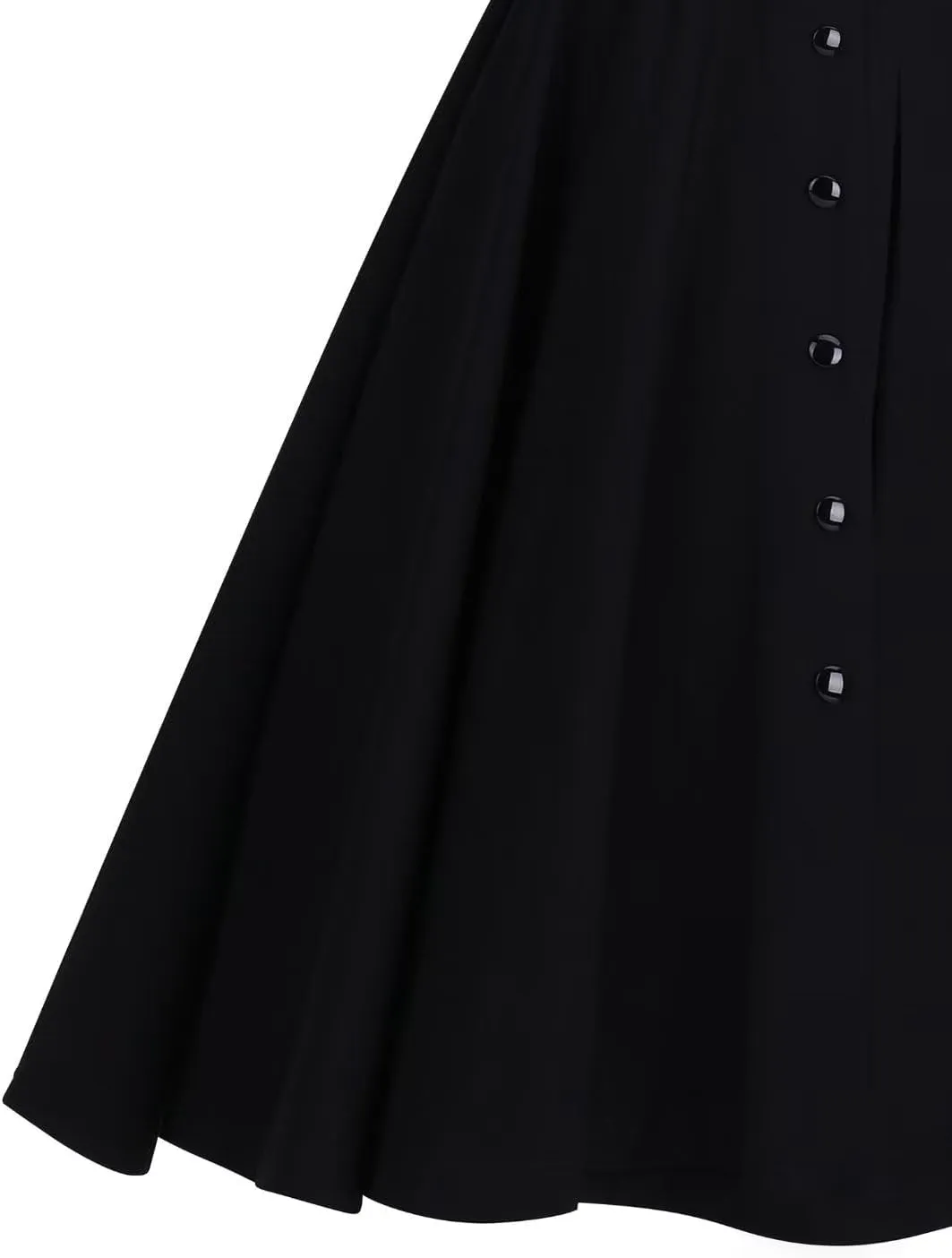 GownTown 1950 Women Dress Midi Shirt Dress Cocktail Dress with Belt