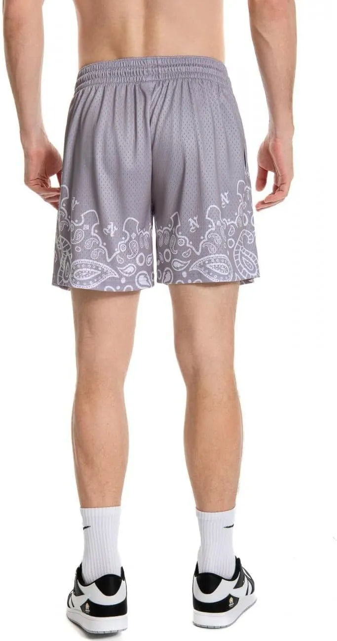 Graphic Basketball Shorts Men,Cool Mens Athletic Shorts Mesh Quick-Dry Running Shorts for Gym