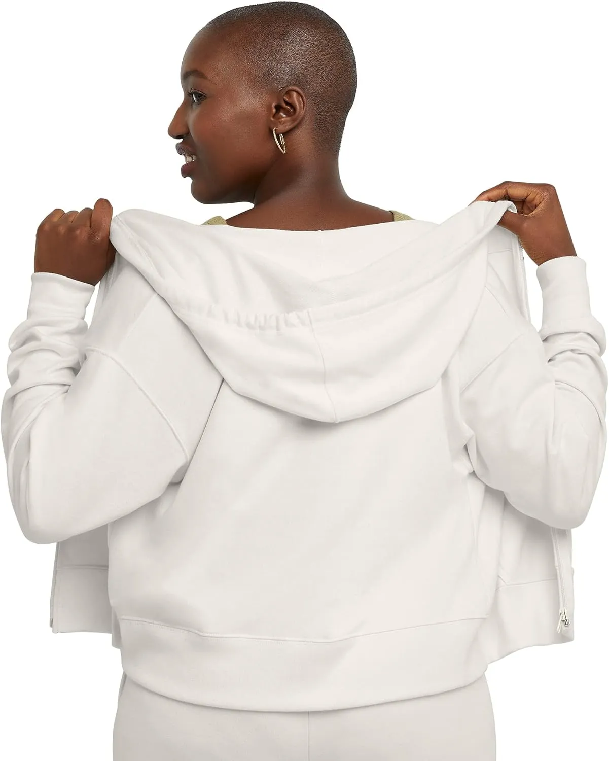 Hanes Women's Originals French Terry Zip-up Hoodie, Lightweight Fleece Zip Hooded Sweatshirt, Available in Plus