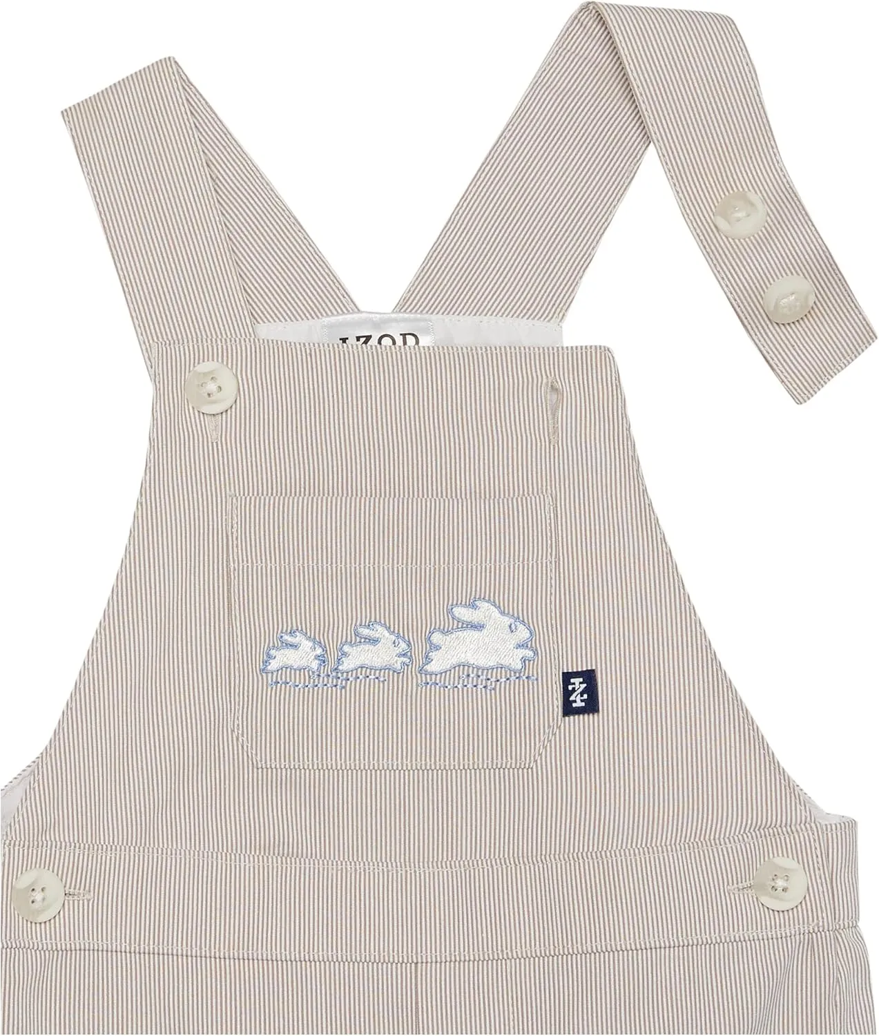 IZOD baby-boys 3-piece Shortall, Button-down Shirt, and Bow Tie Set