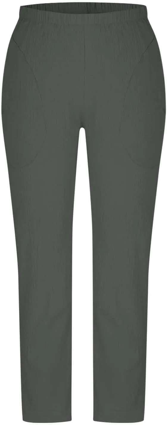 JOAU Women Cotton Linen Pants Casual Summer 2025 Straight Wide Leg Loose Comfy Elastic High Waist Beach Trouser with Pockets