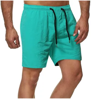 Lastesso Mens Summer Shorts Performance Workout Running Shorts with Drawstring Comfy Athletics Training Jogger Shorts