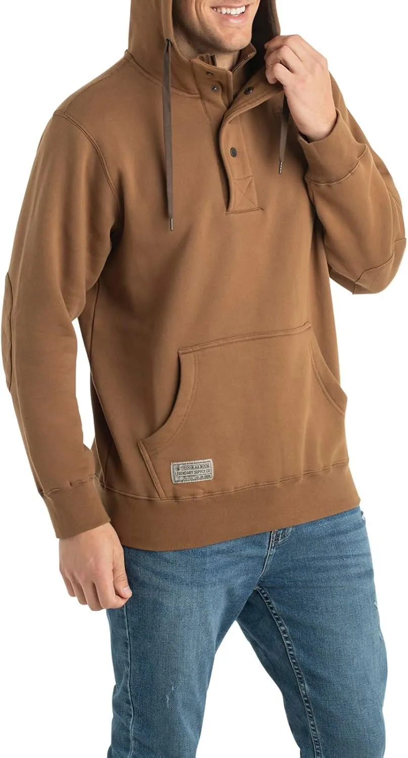 Legendary Whitetails Men's Tough as Buck 1/4 Zip Action Hoodie