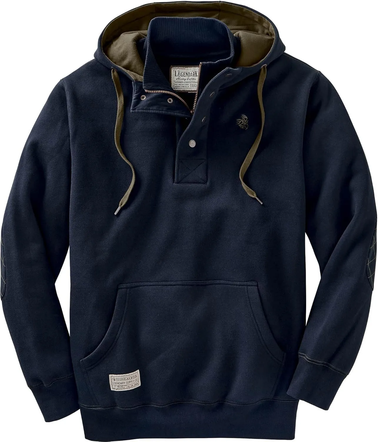 Legendary Whitetails Men's Tough as Buck 1/4 Zip Action Hoodie
