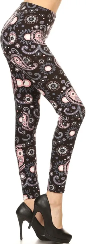 Leggings Depot High Waisted Camouflage & Multiple Print Leggings for Women - Reg, Plus, 1X3X, 3X5X