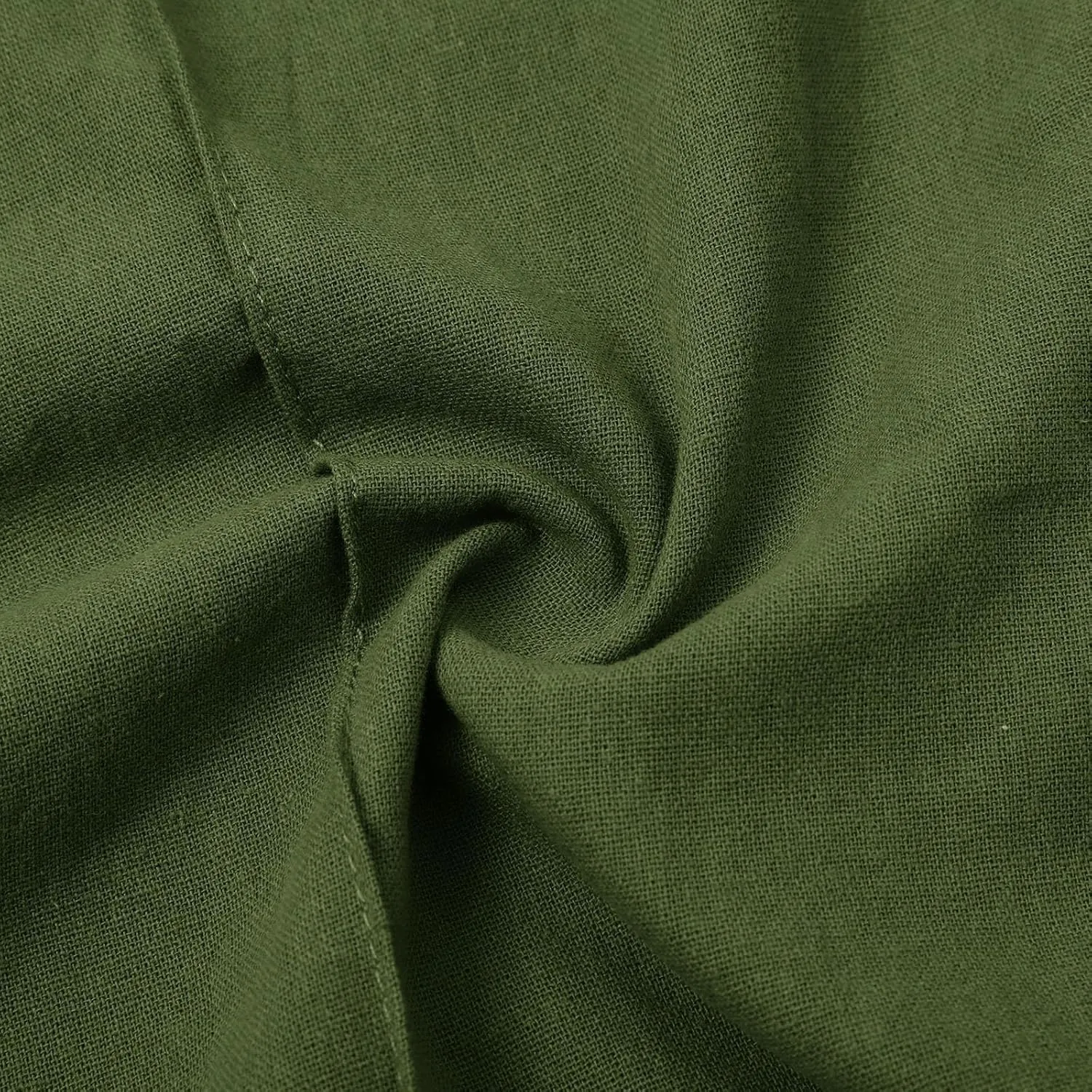 Linen Pants for Women Summer Loose Lounge Pants Drawstring Elastic Waist Trousers Pants Straight Leg Pants with Pocket